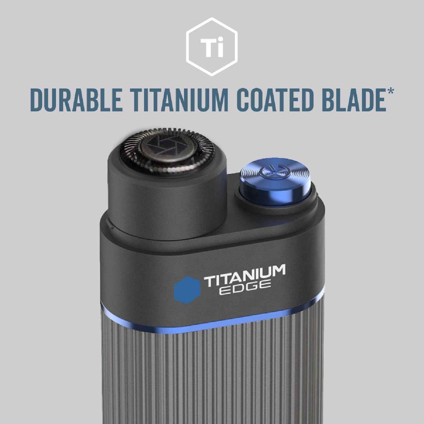 Microtouch Titanium Edge Ear & Nose Trimmer – Dual Rotary Blade Heads with Light – Water Resistant – Travel Friendly – Durable Design – Titanium Coated Blades for Precise, Comfortable Grooming