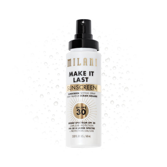 Milani Make It Last Sunscreen - Sunscreen Setting Spray with SPF 30 - Makeup Primer and Setting Spray with SPF30 Sunscreen, Long Lasting Makeup Finishing Spray