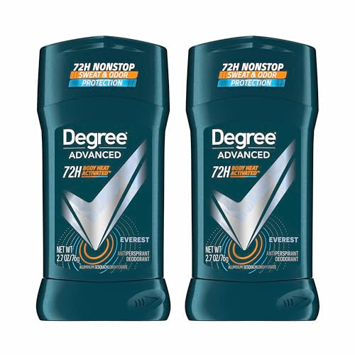 Degree Men Advanced Everest Antiperspirant Deodorant, 72-Hour Protection, 2-Pack