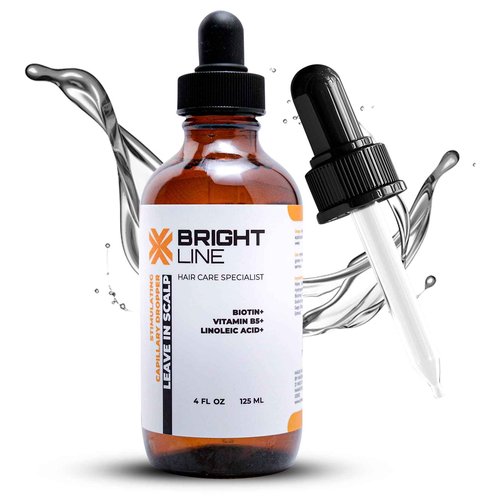 Bright Line Hair Growth Serum - Anti-Hair Loss and Regrowth Treatment for Dry, Damaged Hair and Scalp
