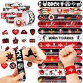72-Pc Rock and Roll Party Favors Set with Tattoos & Slap Bracelets