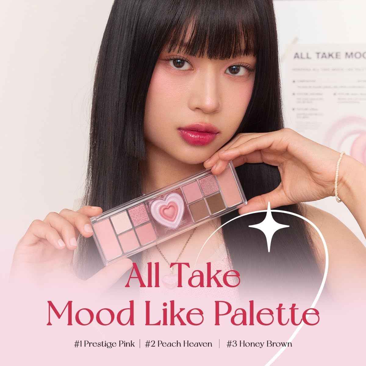 Peripera ALL TAKE MOOD LIKE PALETTE (01 PRESTIGE PINK (PERITAGE))