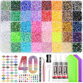 50000Pcs 3mm Flatback Rhinestones Kit with B7000 Glue