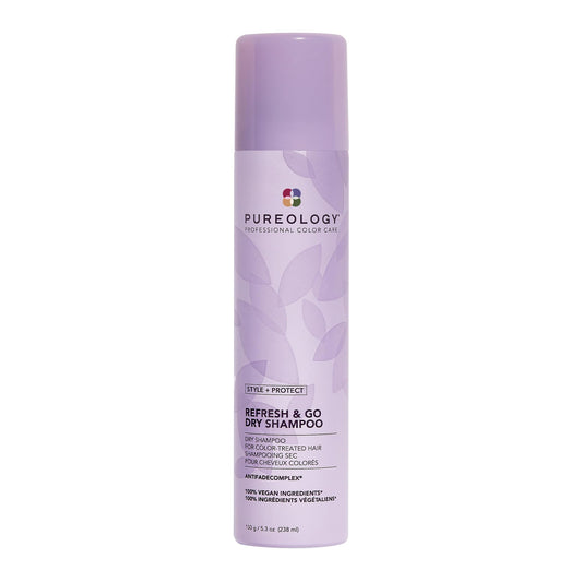 Pureology Style + Protect Refresh & Go Dry Shampoo | For Oily, Color-Treated Hair | Volumizing & Protective Dry Shampoo | Silicone-Free | Vegan | Updated Packaging | 5.3 Oz. |