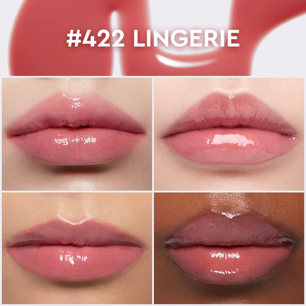 HERA Sensual Nude Gloss Jennie Picked Korean Makeup Lipstick for Smooth & voluptuous fuller-looking lips by Amorepacific 5g - LINGERIE (422)