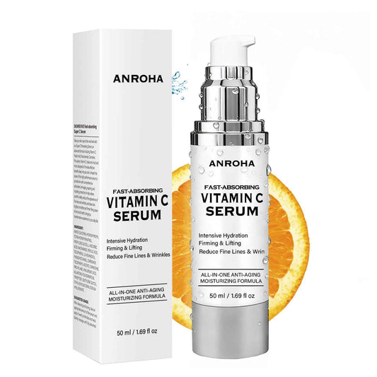 Vitamin C Serum for Women over 70, Vitamin C Serum for Mature Skin Face Hydrates, Firms, Lifts, Targets Age Marks, Wrinkles and Smoothes Skin Texture 1.69 fl oz