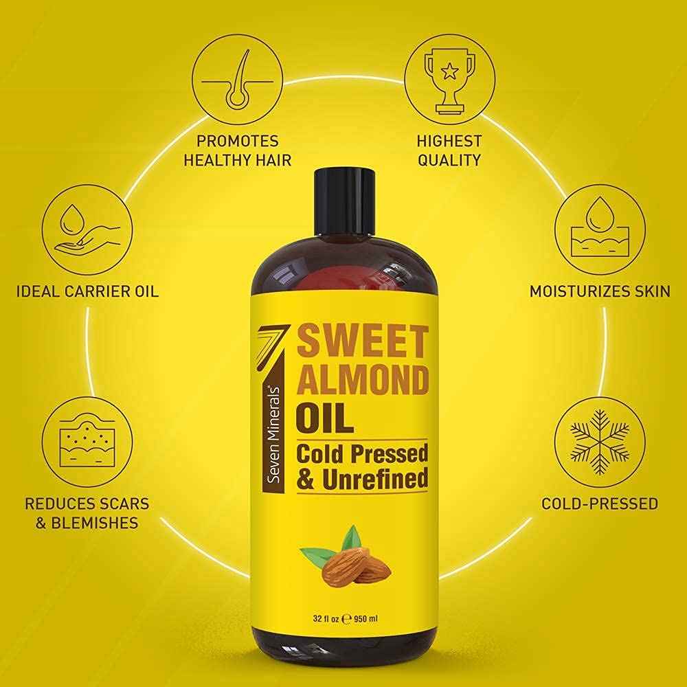 Seven Minerals Pure Sweet Almond Oil & Pure Apricot Kernel Oil