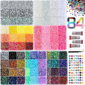 Set 01 Bedazzling Kit with 59 Colors 3mm Flatback Gems, Glue & Tools