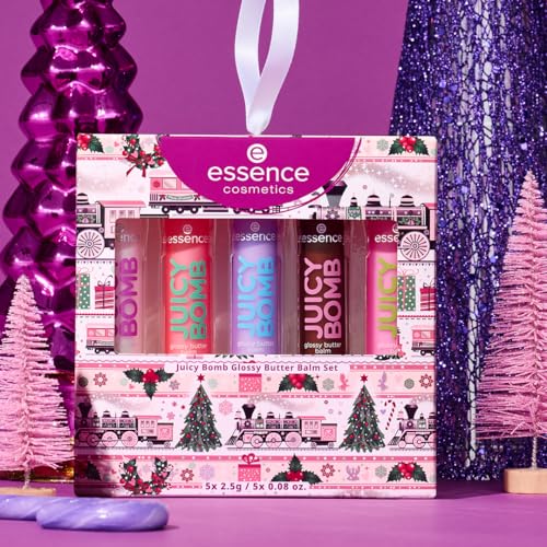 Essence Juicy Butter Balm Holiday Gift Set - 5 Vegan Lip Balms
