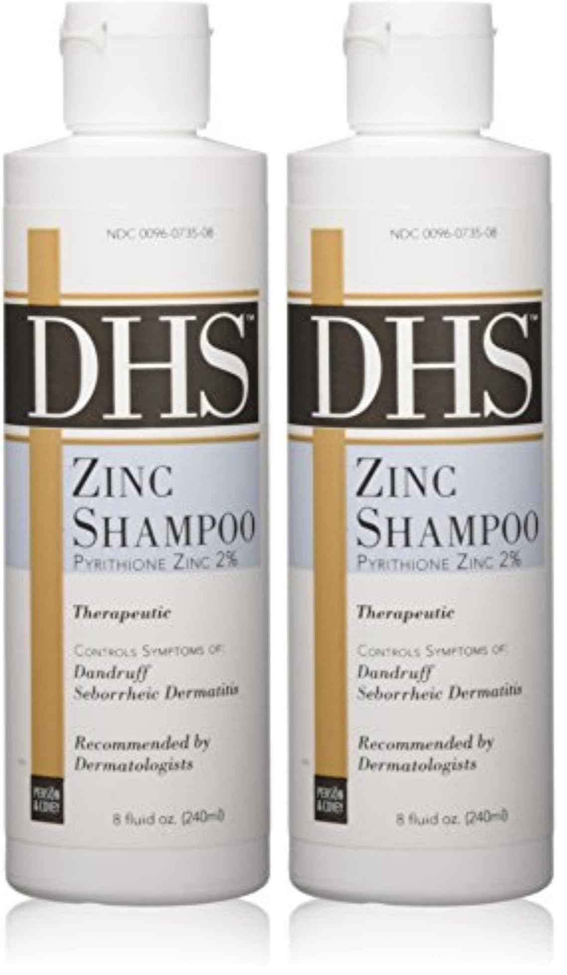 DHS Zinc Shampoo 8 oz (DHS-3798) (Pack of 2)