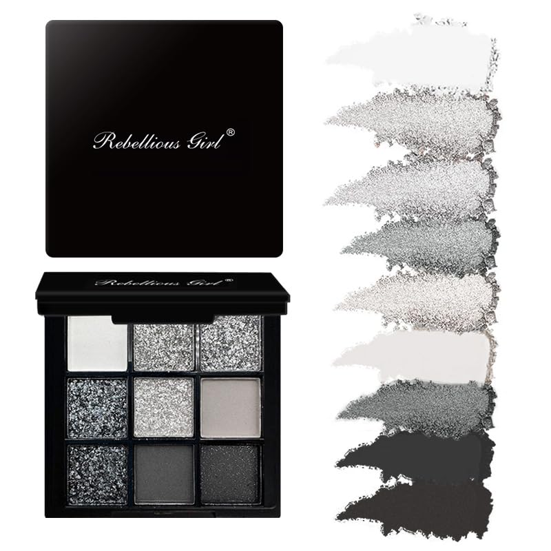 VERONNI 9-Color Eyeshadow Palette - Shimmer & Matte