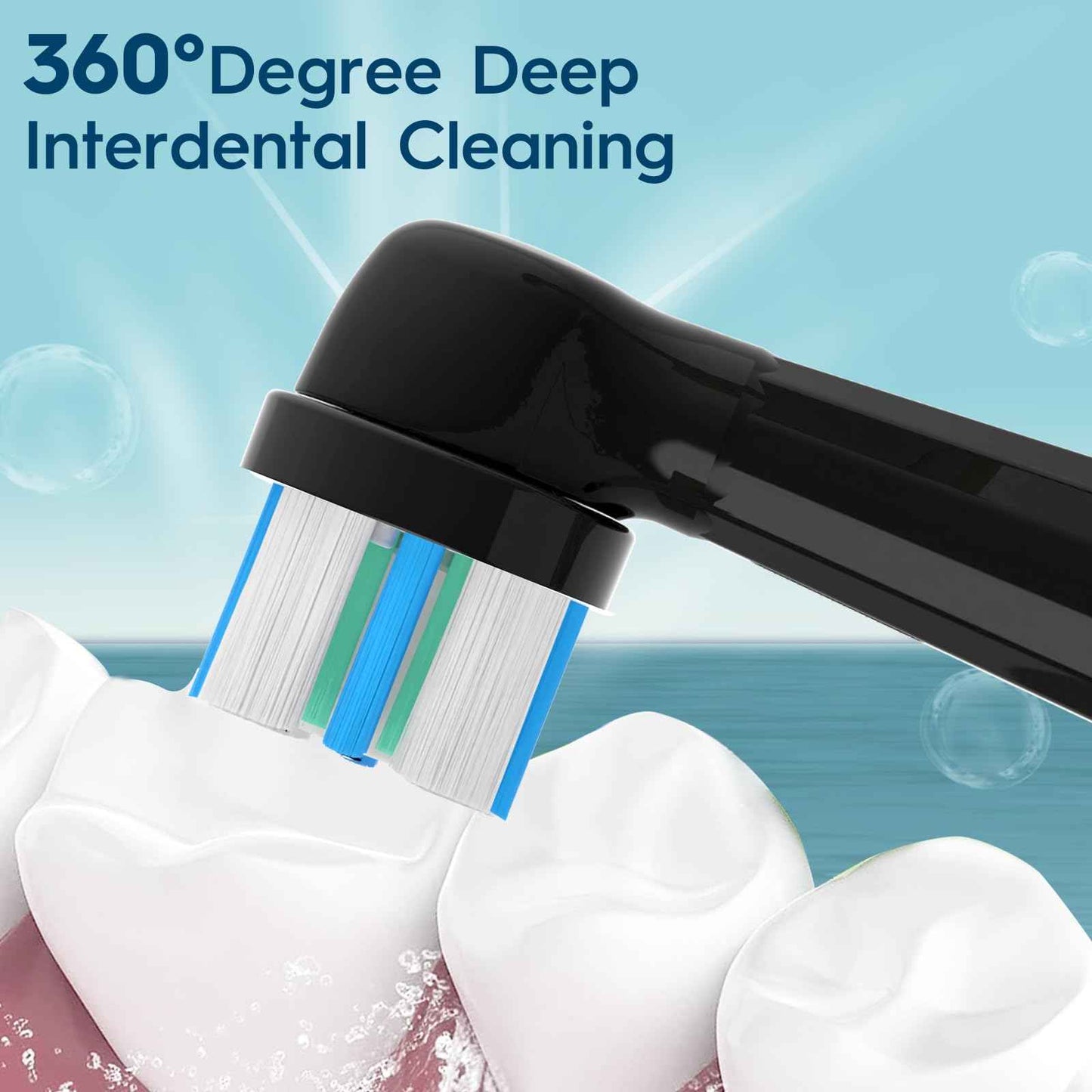 iO Replacement Heads Compatible with Oral B IO 2/3/4/5/6/7/8/9/10 Series Electric Toothbrush,Compatible with Oral B io Series Toothbrush Heads with Medium Bristles