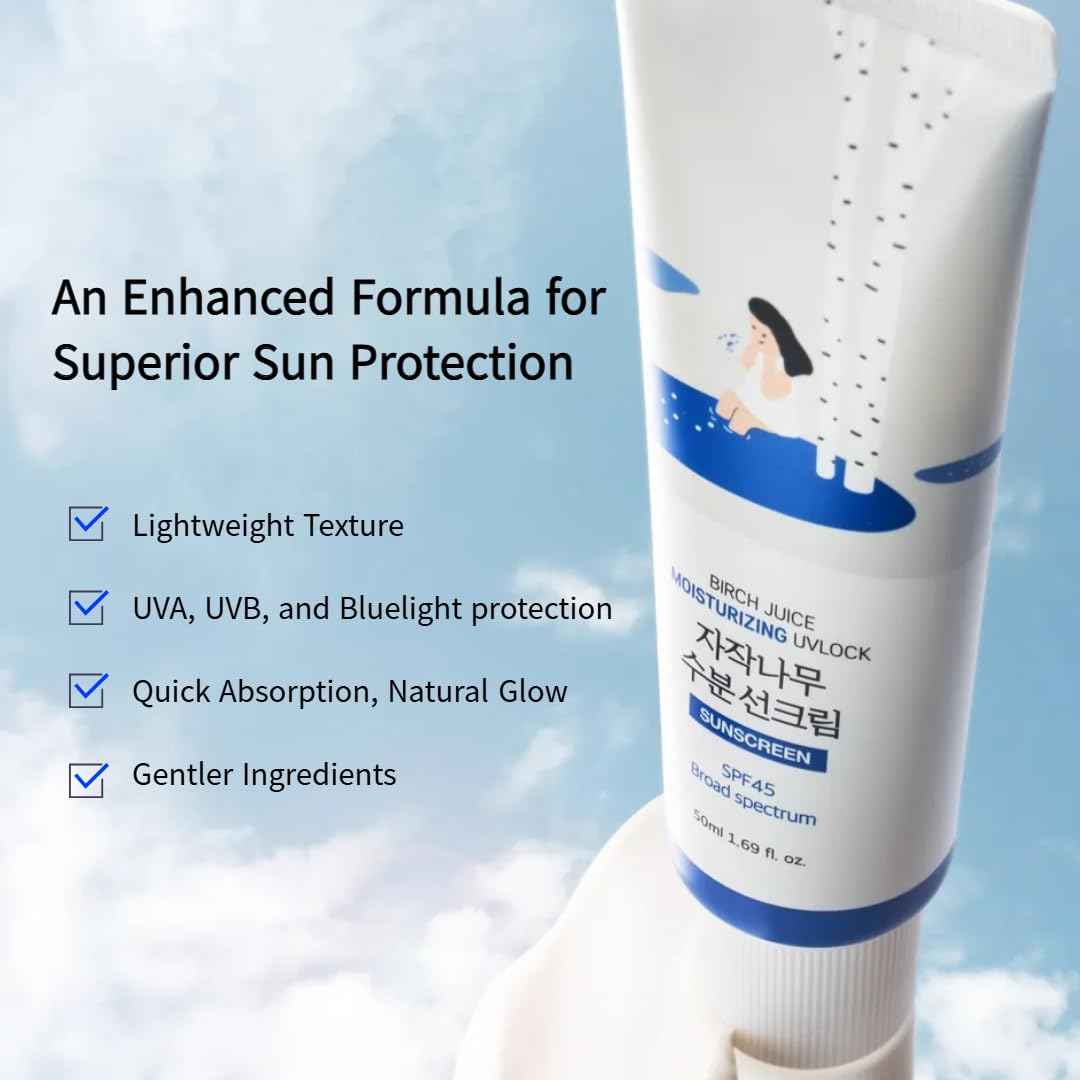 ROUND LAB 1025 Dokdo Cleanser 150ml+Birch Juice UVLock Sunscreen Set | Hydration toner, gentle exfoliation, soothing, UV Protection, Korean Sunscreen