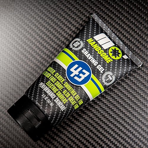 Mo' Handsome Premium Shave Gel for Men ? Smooth Glide Formula for a Close Shave ? Use with Razor Blades or Wet/Dry Electric Shavers ? Hydrating & Skin-Soothing, Aloe Vera & Vitamin E