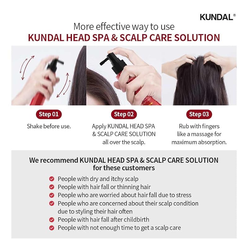 KUNDAL Caffeine Hair Loss Serum & Scalp Tonic - Cherry Blossom