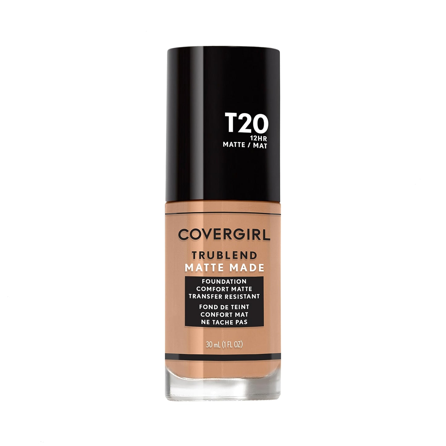 COVERGIRL TruBlend Matte Made Liquid Foundation, Soft Honey, 1 Fl Oz (Pack of 1)