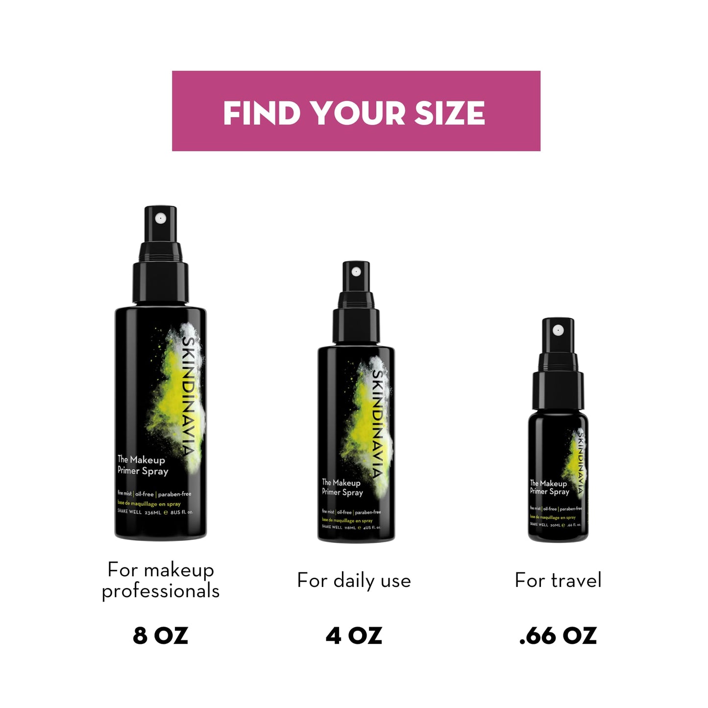 Skindinavia The Makeup Primer Spray Oil Control - Spray On Mattifying Base Layer For Oily Skin & Face - Oil Absorbing, Shine Control, & Pore Minimizer (4 Oz)