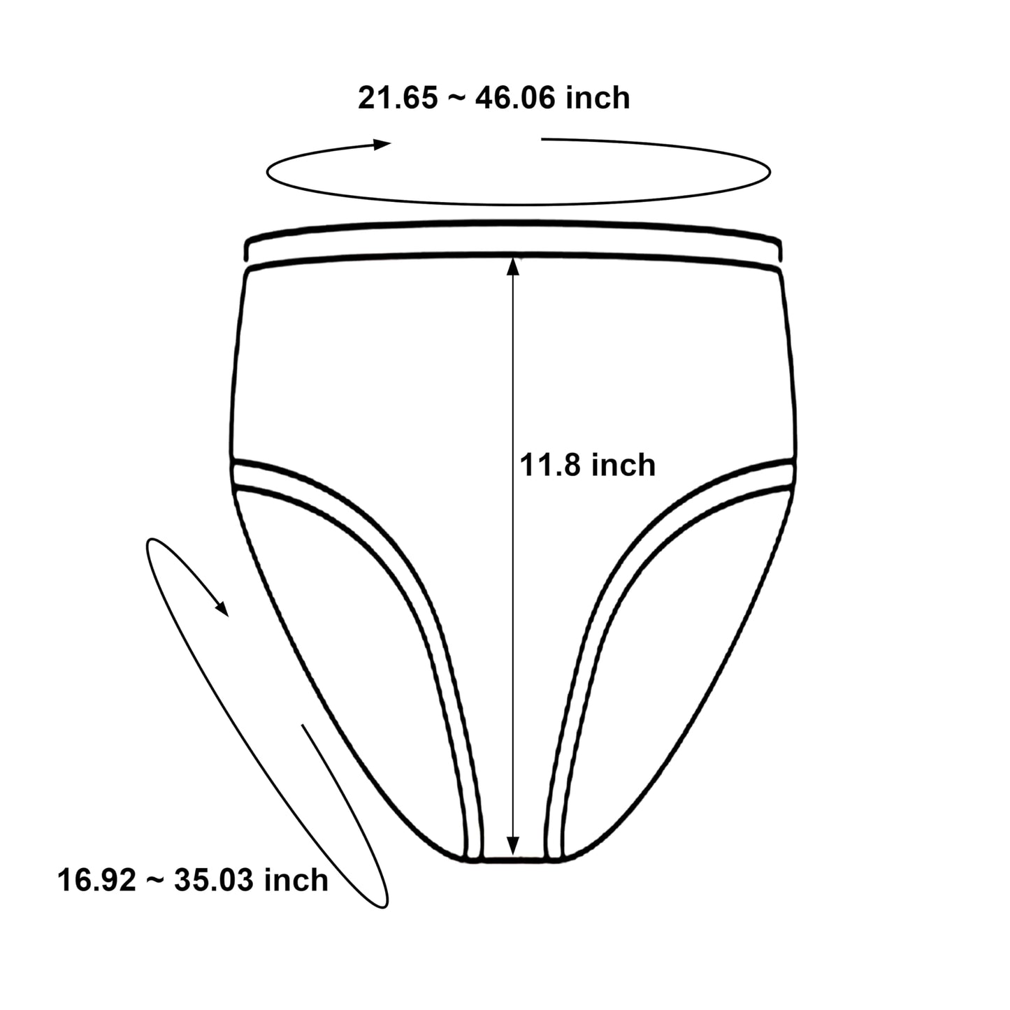 Elitzia Disposable Underwear Underpants One Time Use Beauty Salon SPA Hotel Travel Convenient 50 Pcs Per Set ET004 (Navy Blue XL)