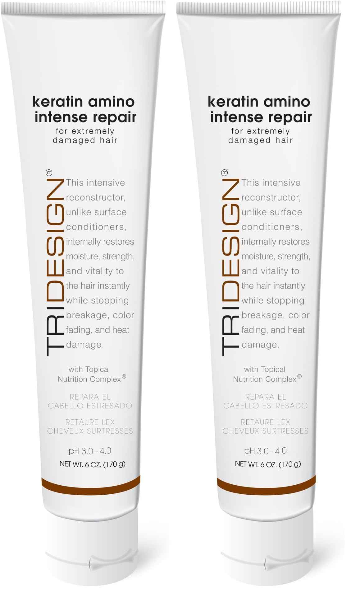 Tri Keratin Amino Intense Repair, 6 Fluid Ounce (Pack of 2)