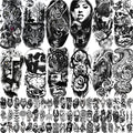 72 Sheets Temporary Tattoo Stickers for Men & Women