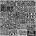 387 Temporary Tattoo Stencils for Face & Body Art