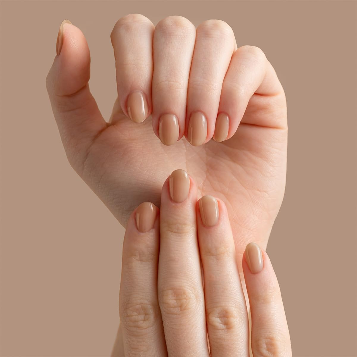 LECHAT Gel Polish - Bailey, Color and Top in One Coat, Shiny Long-Wear, Sheer Beige Gel Polish