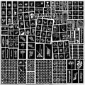 Temporary Tattoo Stencils 24 Sheets - 460+ Patterns with Pen