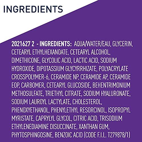 CeraVe Nightly Exfoliating Treatment Serum, 5% Glycolic & Lactic Acid, 1.7 Oz