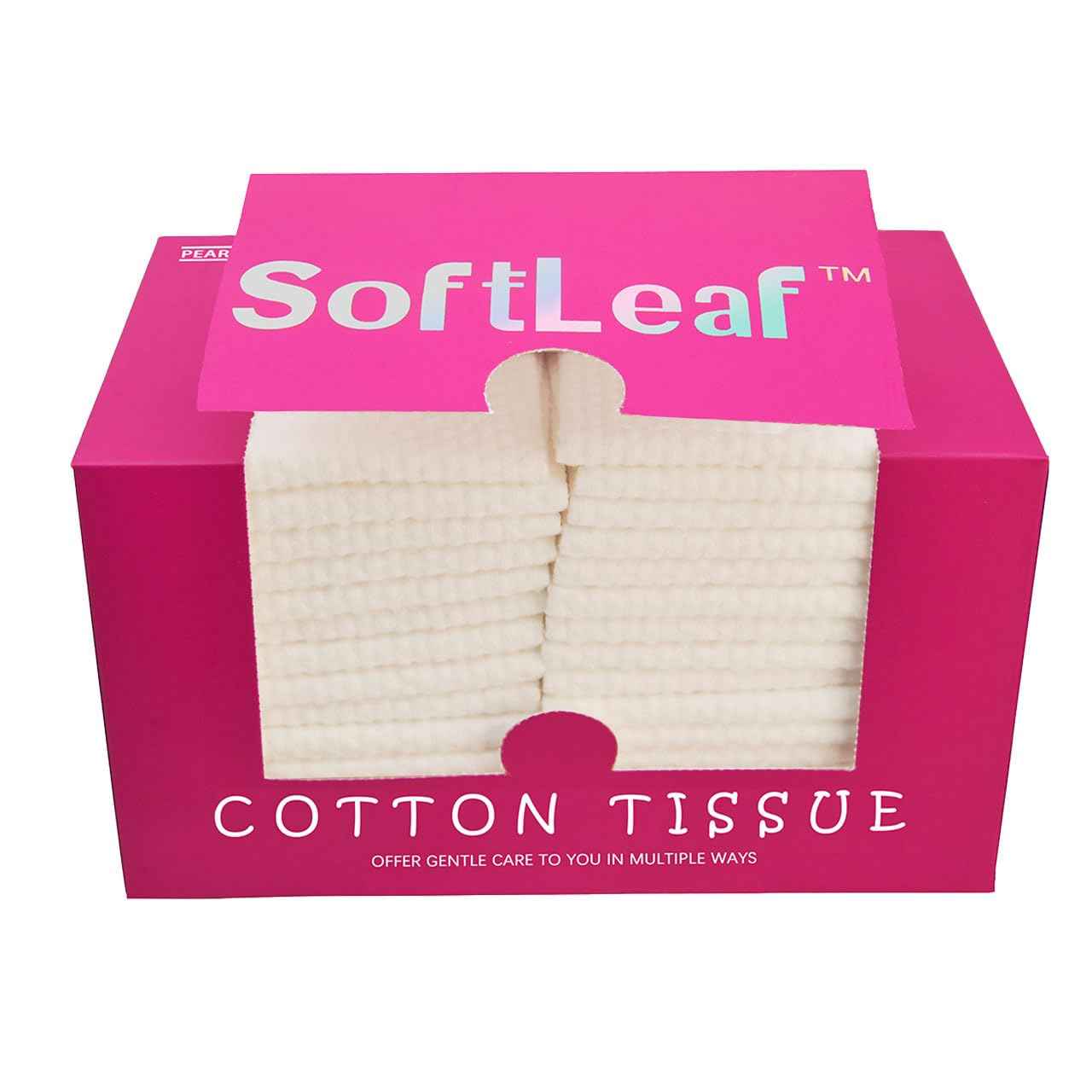 SoftLeaf Disposable Face Towels XL, Ultra Thick & Soft Makeup Remover Dry Wipes, Dry and Wet Dual-Use Daily Facial Tissues, Face Towelettes Disposable for Sensitive Skin, 9.84"×11.8", 160 Count 4 Pack