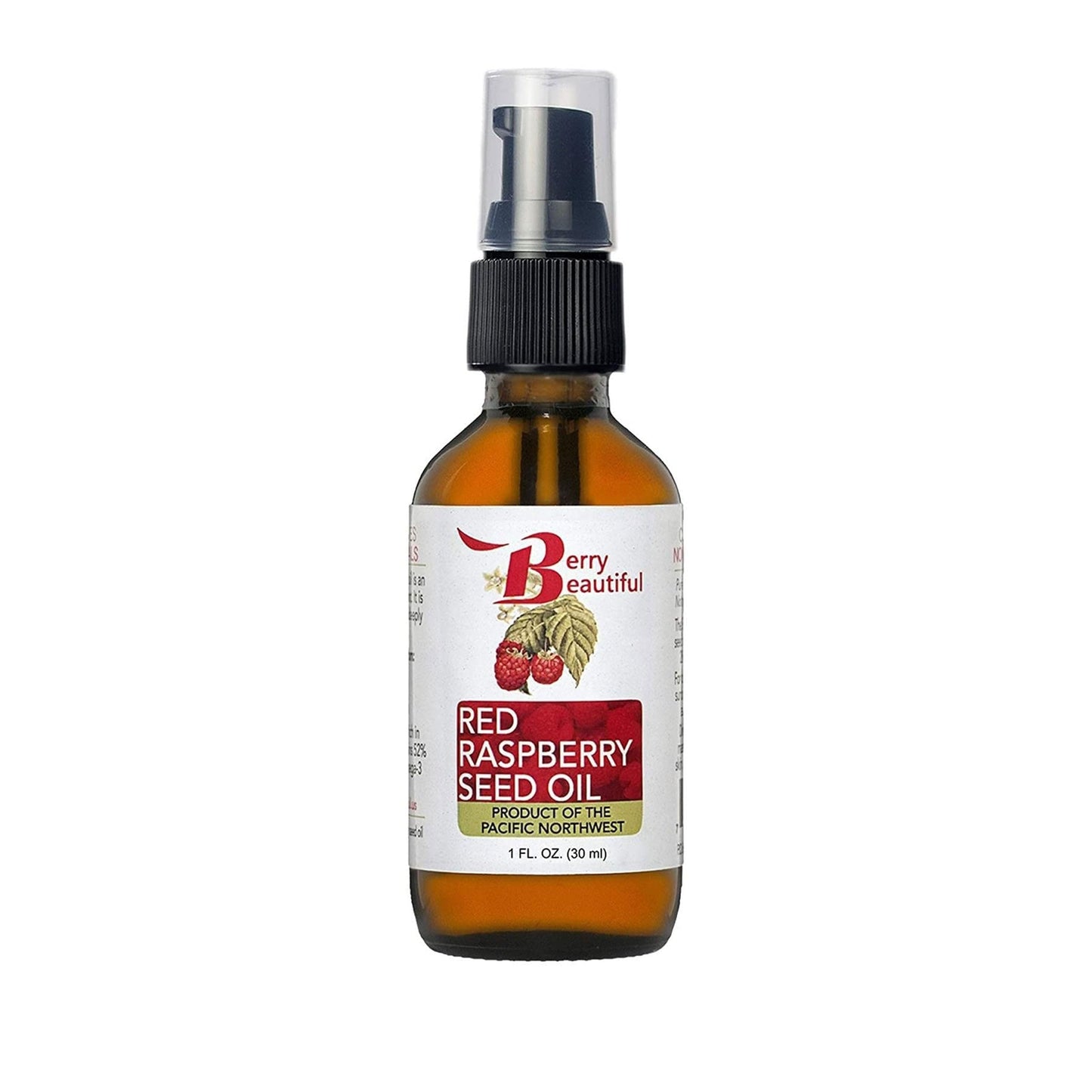 Berry Beautiful Red Raspberry Seed Oil - 1 fl oz - Cold-pressed from Raspberries grown by Northwest Berry Co-op farmers