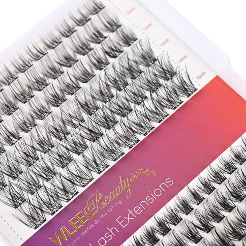 Lash Clusters DIY Eyelash Extensions 156PCS D Curl 10-16mm