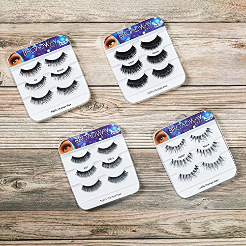 Kiss Broadway Eyelashes Combo Deal 6-Packs (BLA20)