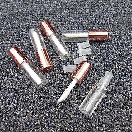 25 Pack 1.2mL Empty Lip Gloss Tubes with Caps & Inserts