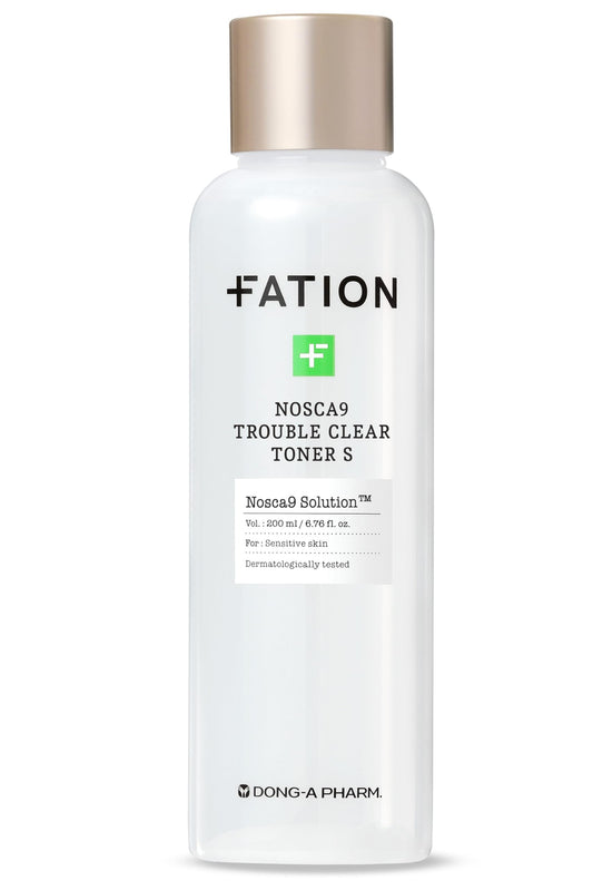 FATION NOSCA9 Trouble Serum S | Hydrating cica kbeauty Serum for Face w/Centella Asiatica, Panthenol & Apple Extract | Calming Facial Madecassoside Serum Korean Skin Care (Pack of 1, 1.01 Fl Oz)