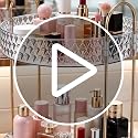 Slim 2-Tier Acrylic Cosmetic Organizer for Small Spaces