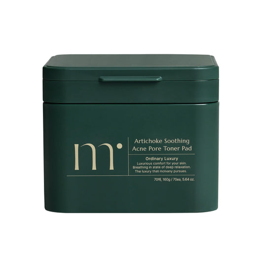 molvany Artichoke Soothing Affect Pore Toner Pad/ASAP Soothe&Calm Skin, Improve Skin Balance Recommended for Sensitive Skin, 70 Pads (160 g / 5.64 oz.)