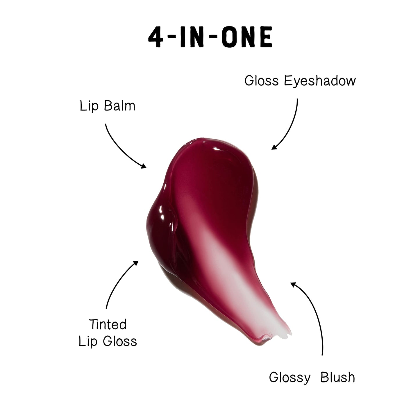 Dr. Lipp Superfood Lip Tint Elderberry 8ml – 4-in-ONE Ultra Moisturising Tinted Lip Balm, Lip Gloss, Cheek Blush & Glossy Eyeshadow – 100% Natural – Fragrance & Cruelty Free