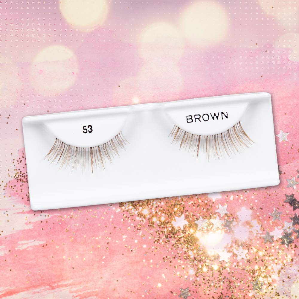 Andrea False Lashes Style 53 - Brown 4 pairs