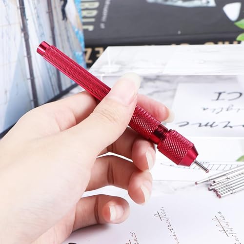 Exceart 20Pcs Tattoo Pen Holder Set£¬Marking Stencil Pens with Adjustable Grip - Professional Tattoo Supplies for Artists, Red & Purple