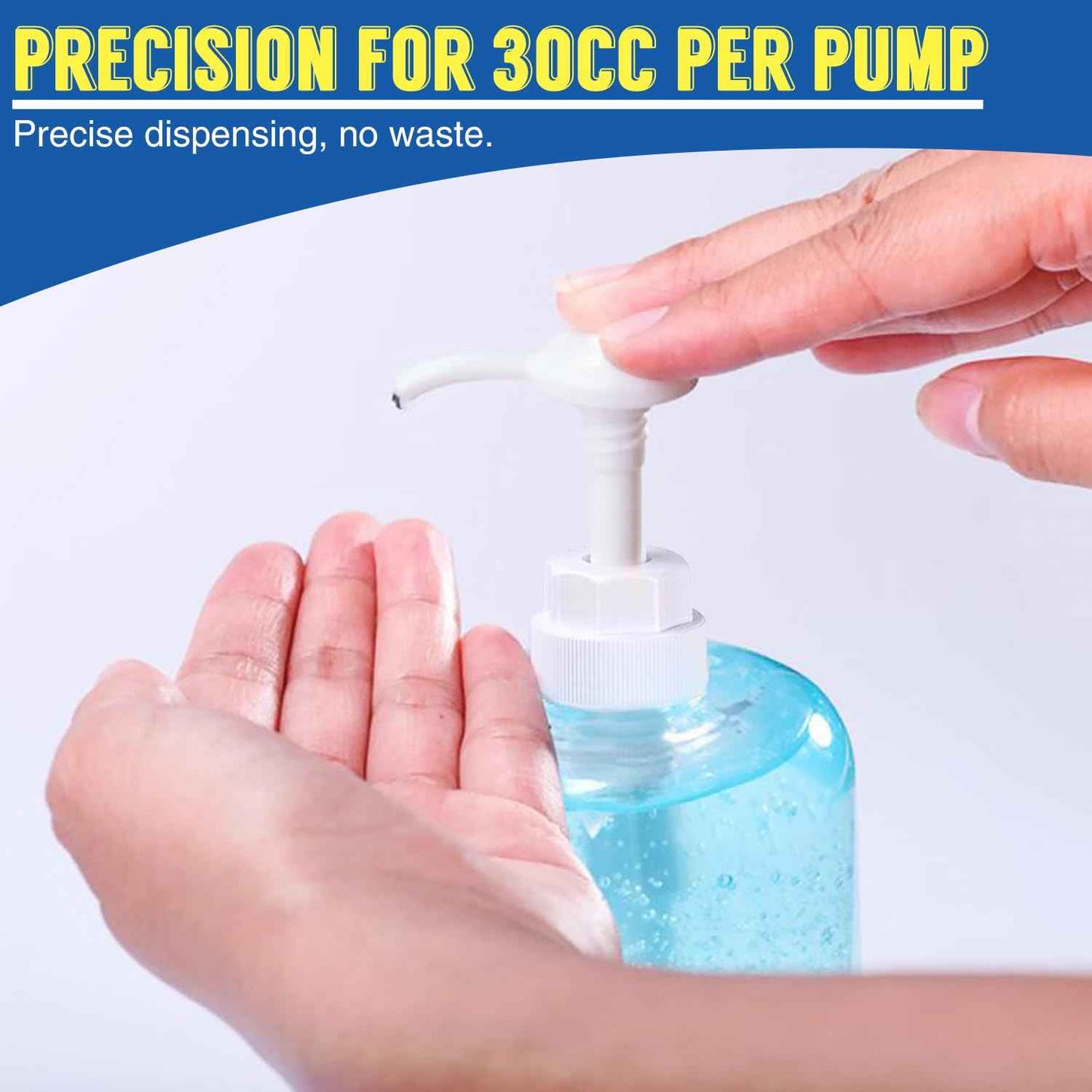 2 Pack 5 Gallon Pump Dispenser 38-400 1 oz Dispenser Pump for Large Gallon Bucket with 50cm Extended Tube, Cap to Avoid Dripping, Great for Shampoo, Conditioner, Bleach Liquid, Laundry, Detergent, Oil