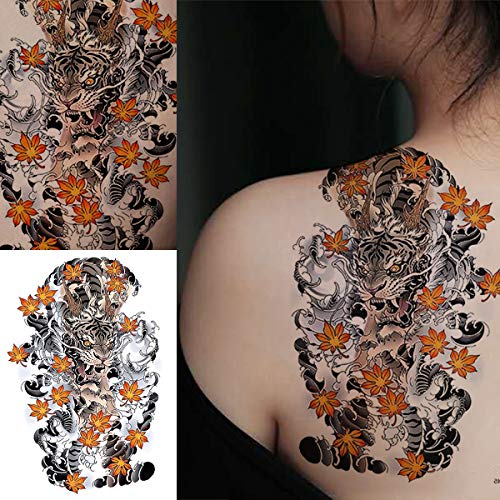 6 Sheet Temporary Tattoo Stickers - Waterproof Asian Designs