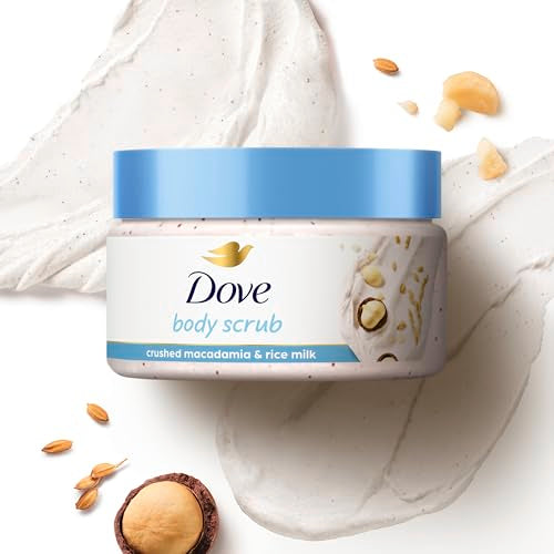 Dove Body Scrub Trial Pack, 3 Count Mini Exfoliators