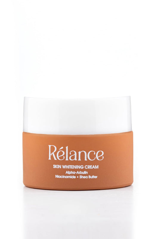 Relance Skin Whitening Cream with Alpha-Arbutin, Niacinamide, Shea Butter, GMP Certified, 50ml