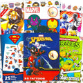 Superhero Temporary Tattoos Bundle - 150 Pcs Party Favors