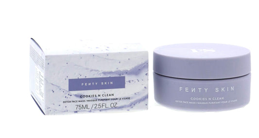 Fenty Skin Cookies N Clean Whipped Clay Pore Detox Face Mask with Salicylic Acid + Charcoal 2.5 oz/ 75 mL