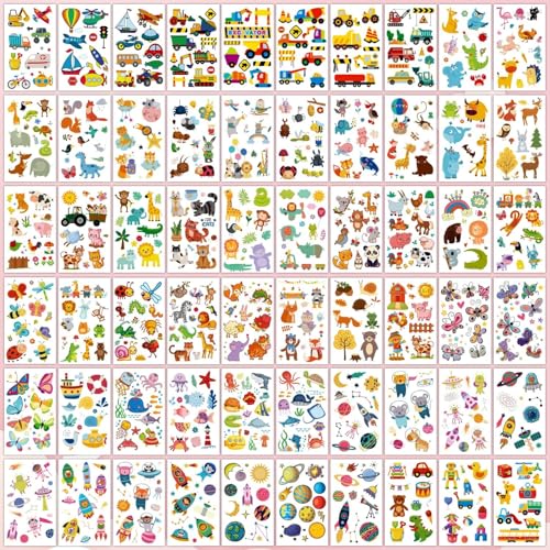 Kids Temporary Tattoos 168 Sheets 2000 Styles Party Favors