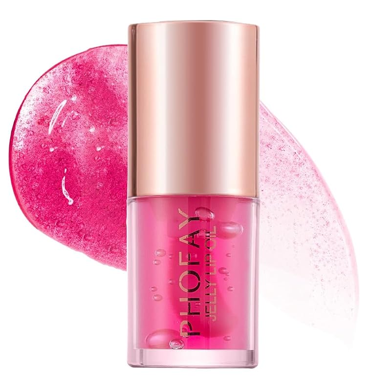 PHOFAY Juicy Lip Oil Gloss - 12Hr Hydration for Dry Lips