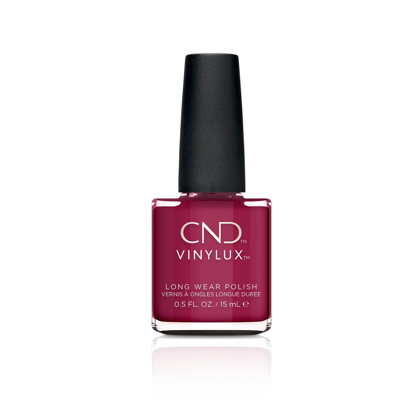 CND Vinylux Longwear Red Nail Polish, Gel-like Shine & Chip Resistant Color, Tinted Love, 0.5 fl. oz