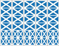 Scotland Flag Temporary Tattoos - 40 Pack Party Favors