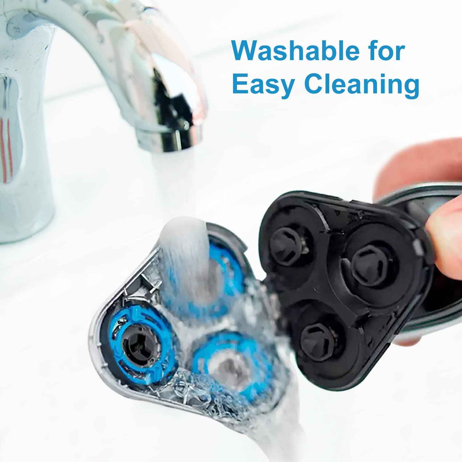 SH50 Replacement Heads Compatible with Philips Norelco 5000 Series Shaver - Precision Blades for 5000, 6pc-Pack